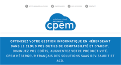 Desktop Screenshot of cpem.fr
