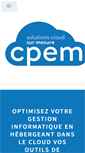 Mobile Screenshot of cpem.fr